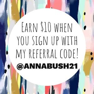 New to Poshmark? Use my code to get $10!